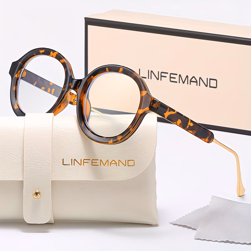 round transparent lens glasses for women suitable for reading and office use perfect as a holiday gift Product details 8