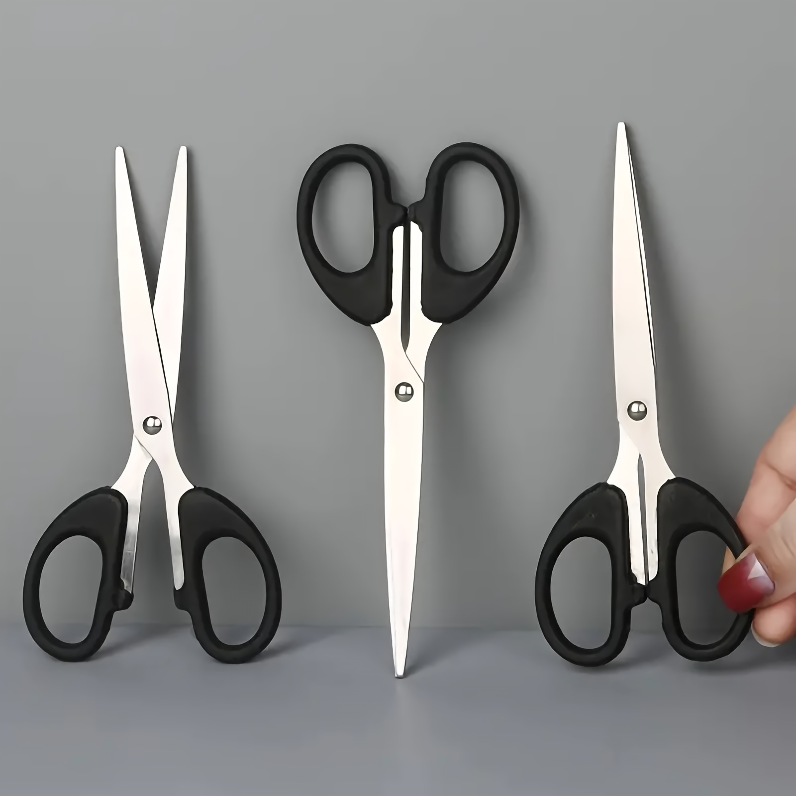 

1pc Large Household Office School Scissors, Handmade Paper-cutting Art Scissors