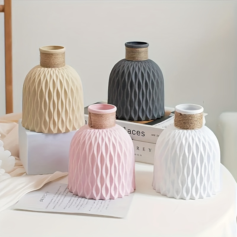 

Creative Water Plastic Vase: Modern Home Decoration For Living Room And Flower Arrangements