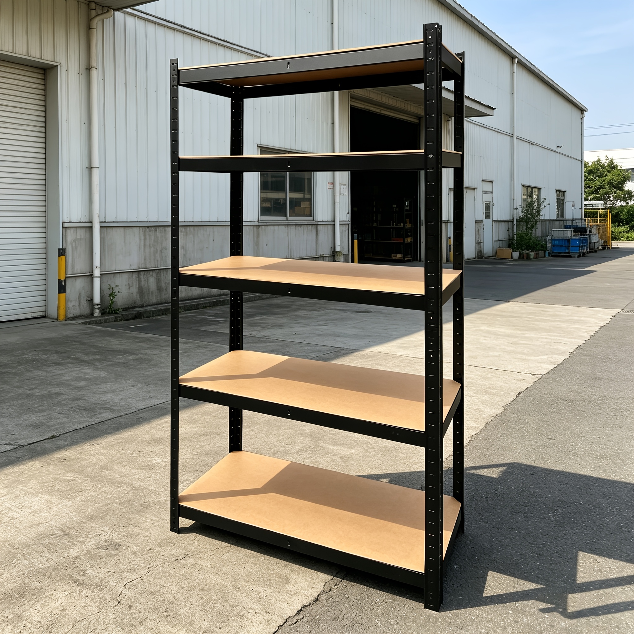 TEMU Heavy-duty 5-tier Metal Shelving Unit; Thickened, Heavy-duty Storage Rack; Easy To Assemble; Suitable For Garages, , , Offices, And Storage