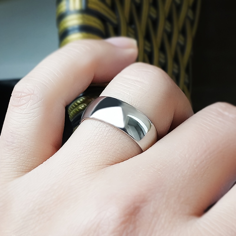 Titanium Couple's Ring - Timeless Non Fading Design
