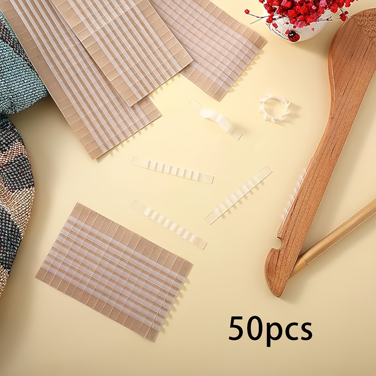 TEMU Self-adhesive Scale-shaped Anti-slip Hanger Pads, Suitable For Types Of Hangers To Prevent Clothes From Slipping Off, Hanger Teeth Anti-slip
