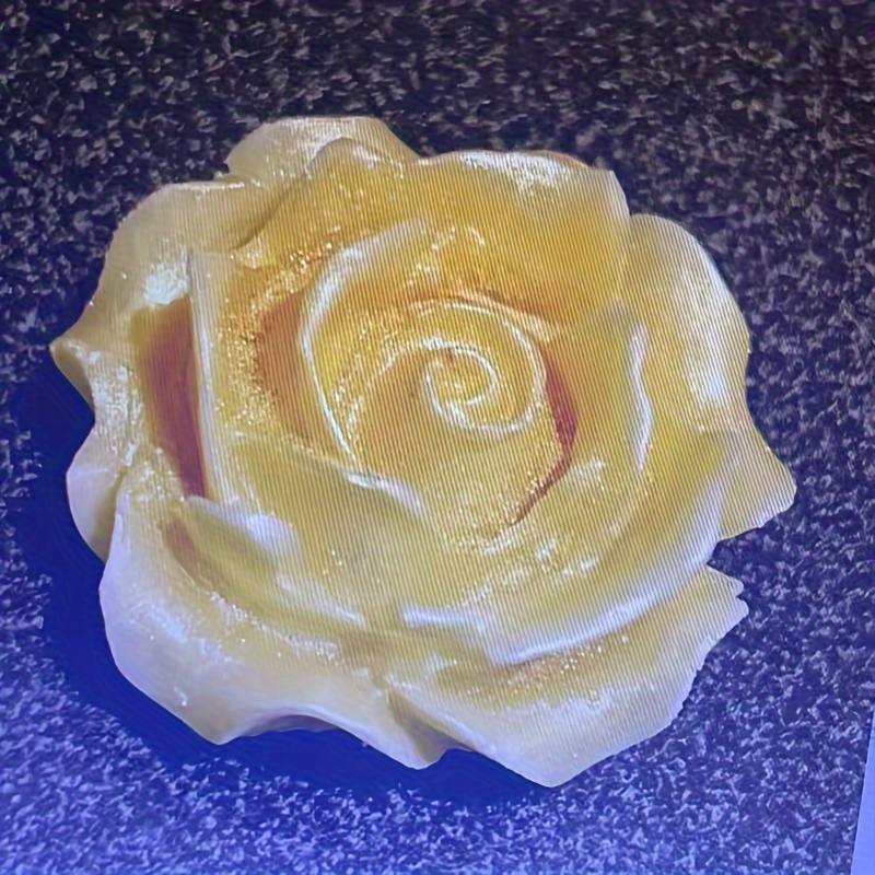 2pcs rose flowers silicone mold 3d fondant mold for diy pudding chocolate candy desserts gummy   aromatherapy candle plaster polymer clay   bakeware cake decorating supplies baking supplies kitchen items details 7