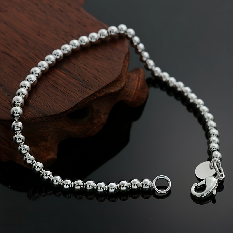 

4mm Elegant Charm Bracelet, Suitable For Daily And , Gift For Mom, Christmas Gift