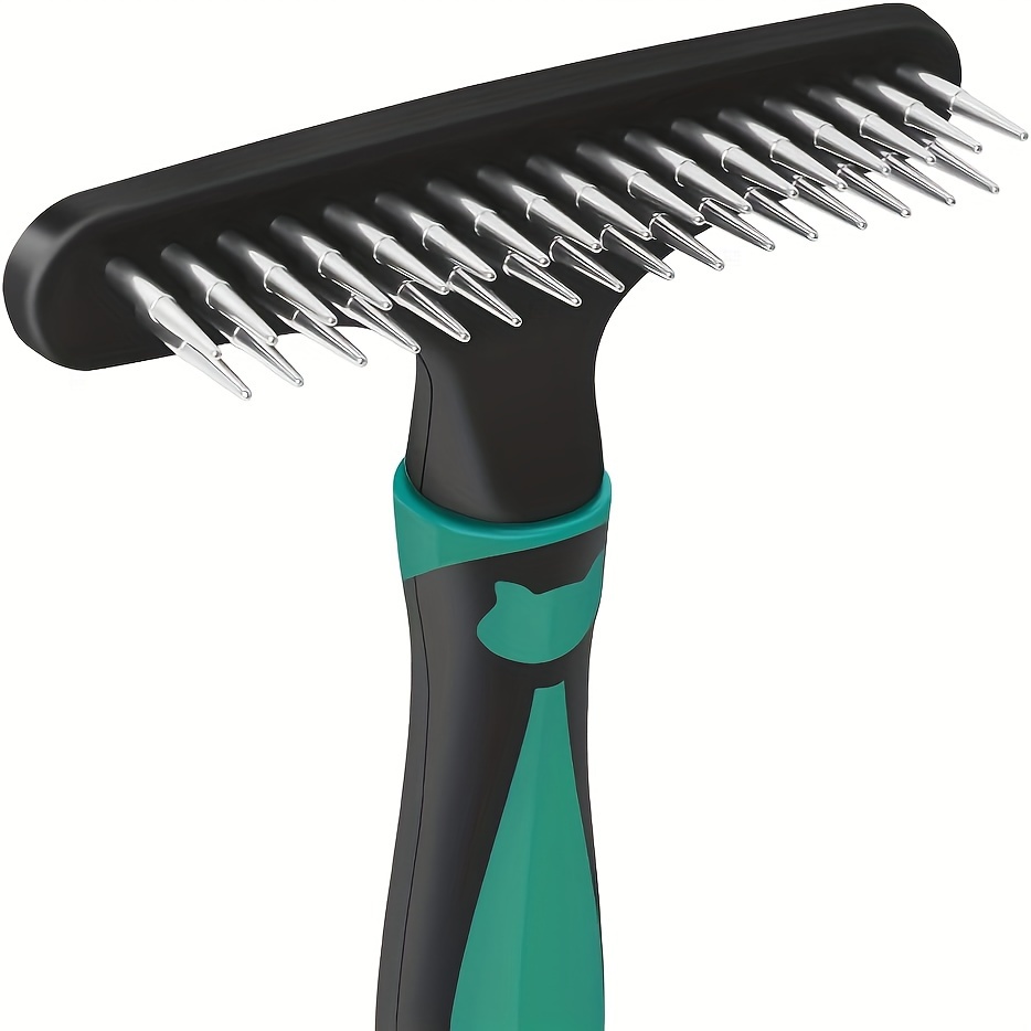 

Carpet Restoration, Carpet Rake, Carpet Groomer Rake, Shag Rug Rake, Hair Cleaner Suitable For Rug And Carpet Undercoat Rake Comb, Slicone Handle Deshedding Brush For Dogs (green)