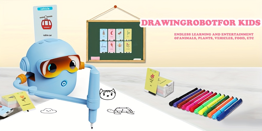 Robot de Dessin pour Enfant - Apprendre à Dessiner