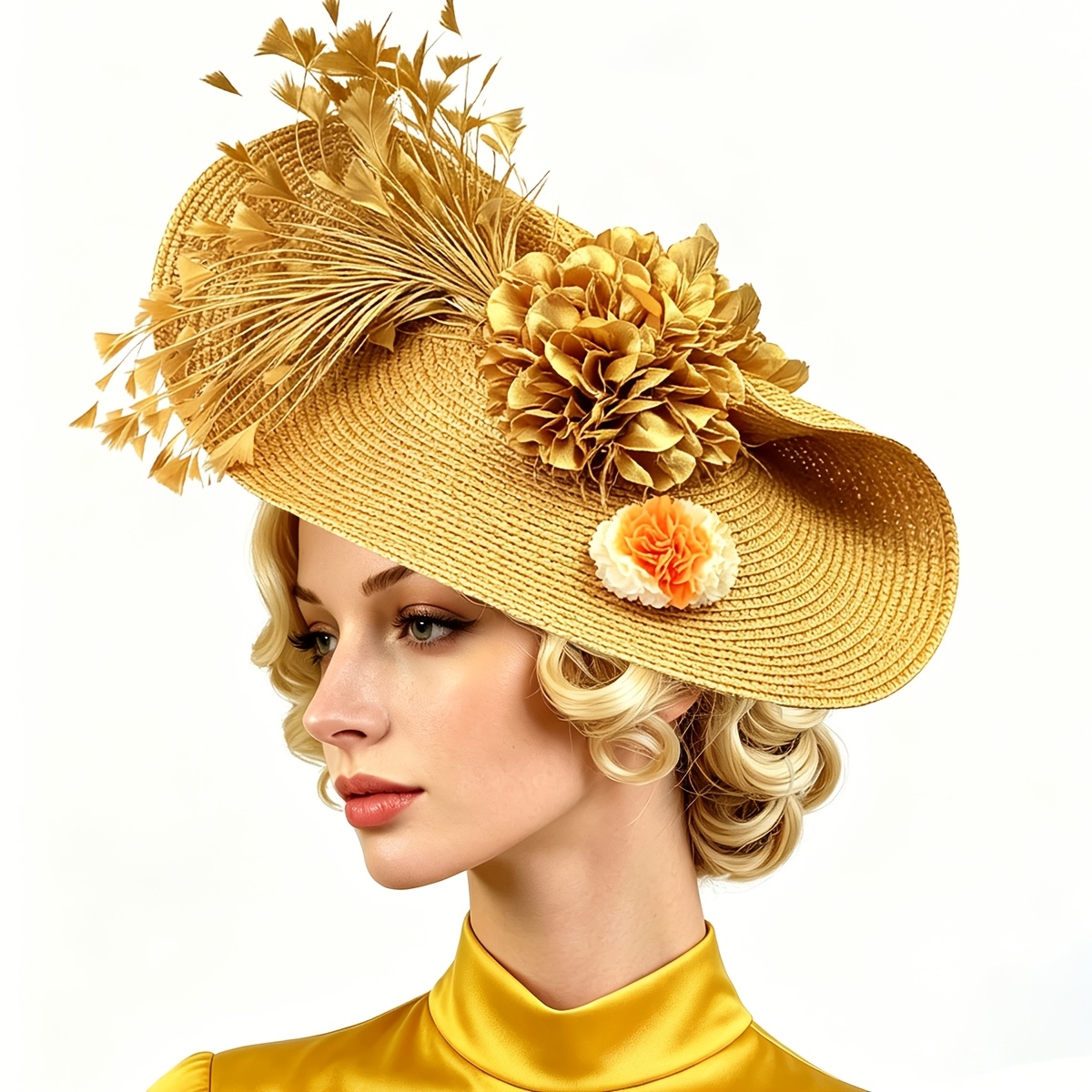 French Banquet Headpiece for Wedding Bride