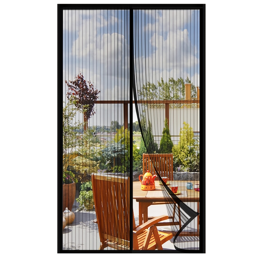 

Magnetic Screen Door, Door Screen Magnetic Closure, Patio Screens For Patios Outside Outdoor, Mesh Screen Doors With Magnets , Screen For Door To