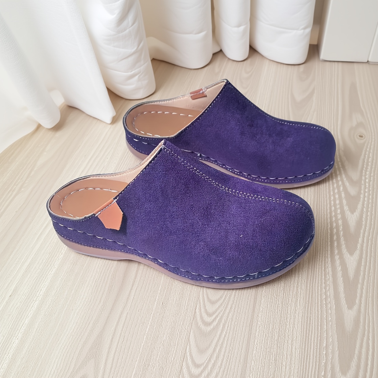 TEMU Women's Slippers, Thick-soled Lightweight Comfortable Cool Slippers With High Quality Platform, 5cm Height Increase, Suitable For Indoor And