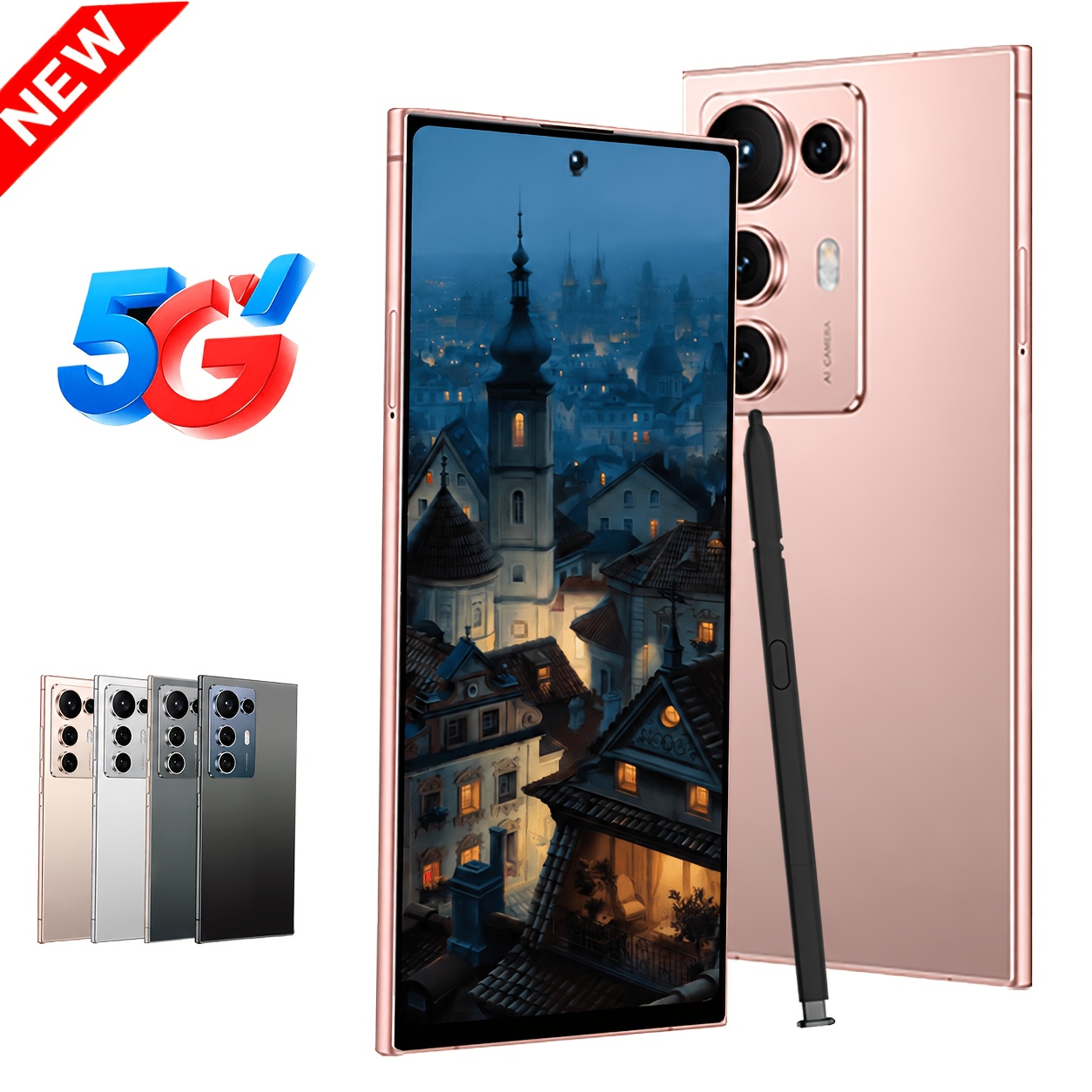 TEMU Ultra 2026 New 5g Unlocked Smartphone, 6.9-inch High-definition Screen, 6gb 64gb Dual Standby, Facial Unlocking, Gps Positioning, Type-c