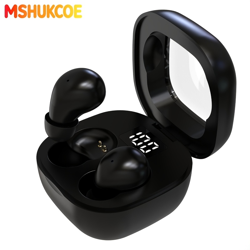 TEMU Mini Sleep Earbuds, Wireless Wireless Invisible In-ear Headphones, No Ear Pressure For Side Sleeping, Noise Reduction, Fit For Sports Class