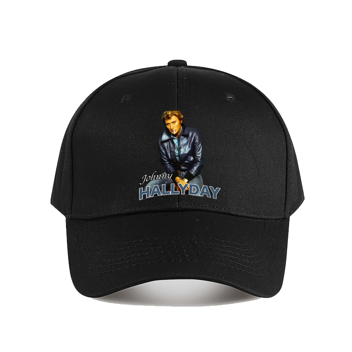 

Casquette de baseball inspirée de Hallyday - Design tendance de du rock français, chapeau de en polyester léger pour hommes et femmes, pour , le camping et la protection solaire