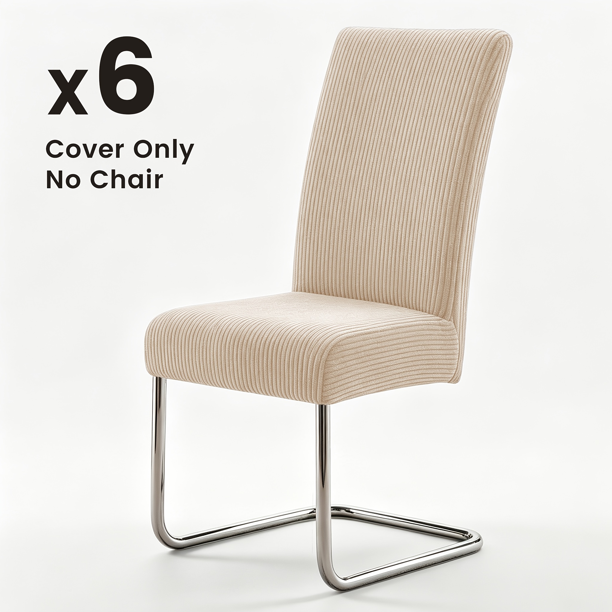 TEMU 4/6pcs Elastic Dining Chair Covers Backrest Chair Covers Chair Protection Covers, Jacquard Fabric Chair Covers, Full Coverage Chair Covers, ,
