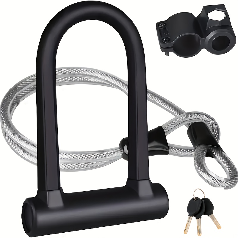 u lock candado bicicleta 17mm anti cable acero pies Temu Spain