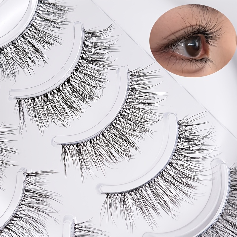 Yokpn Fluffy, Messy, Thick False Eyelashes, Cross European And Plush Eyelashes, One-piece Soft Eyelashes, Suitable For Stage Performances And Party Makeup, Model L02