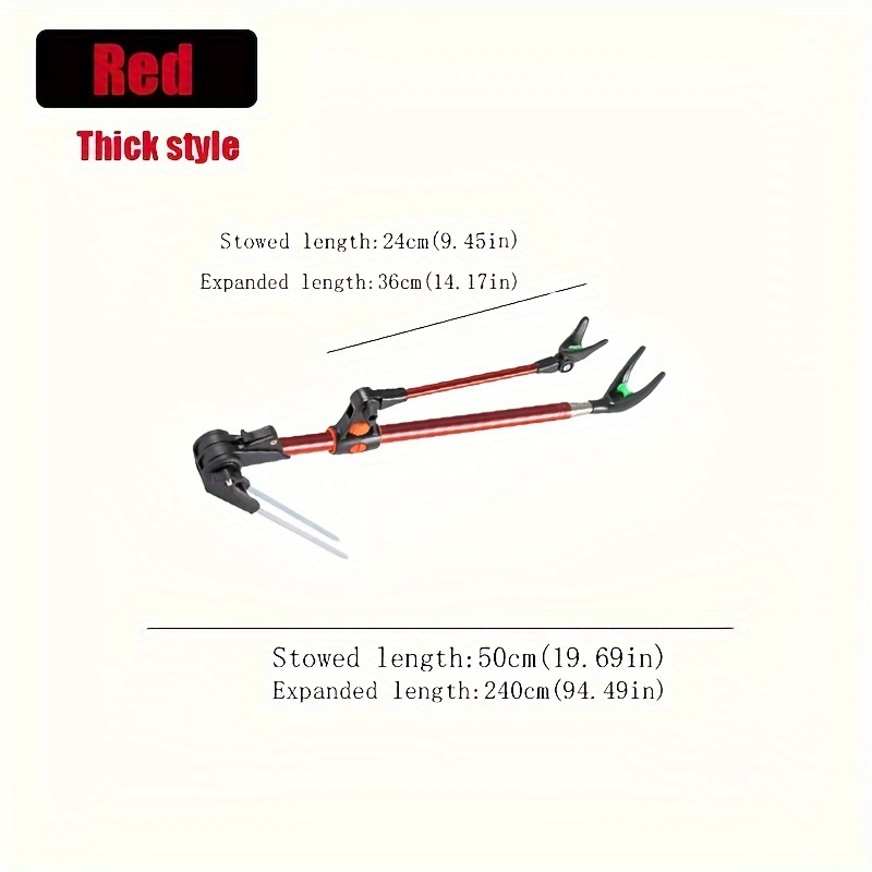 Fishing Rod Holder Stainless Steel Mterial 180 Degree - Temu