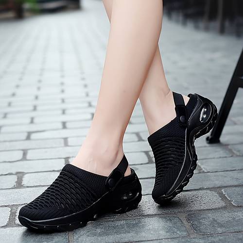 immagine dell'articolo scarpe sportive estive da donna in mesh | sandali da spiaggia, scarpe da slip-on per esterni, , tomaia in tessuto, in gomma, chiusura slip-on