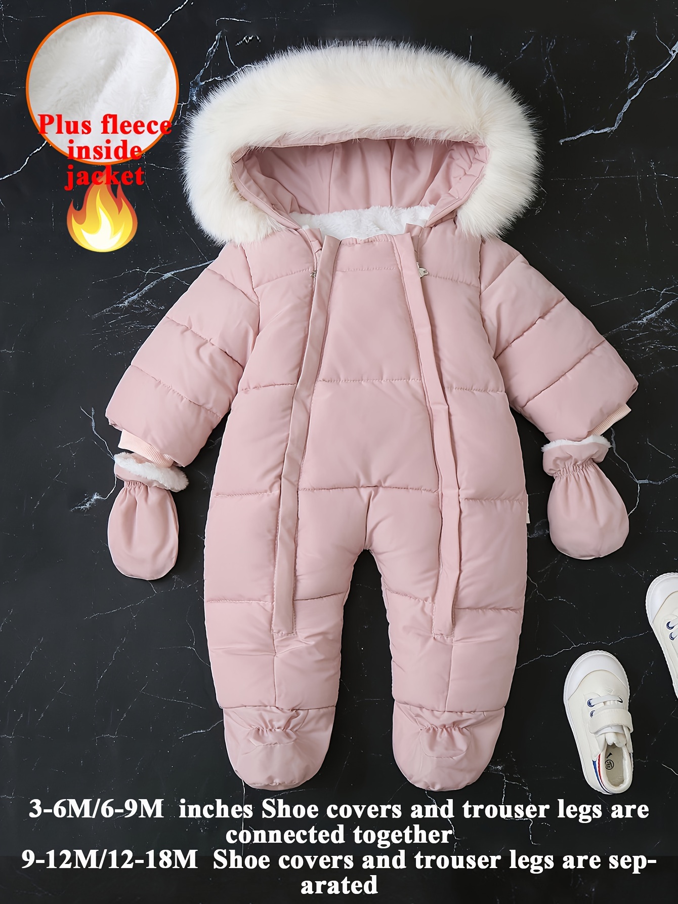 Footless baby snowsuit best sale