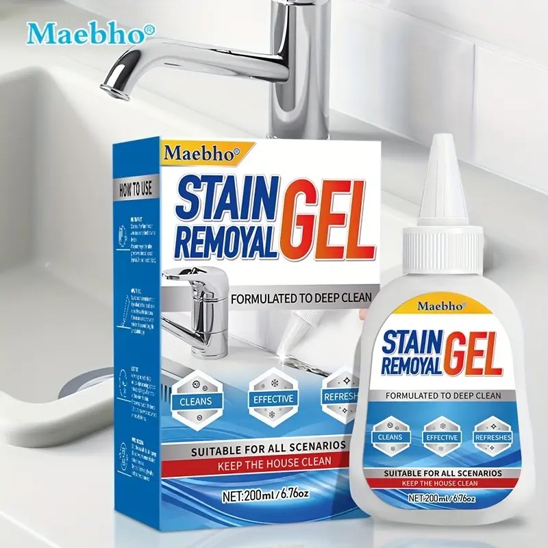 200ml stain remover gel bathroom and kitchen stain remover a cleaning product that countertops clean details 1