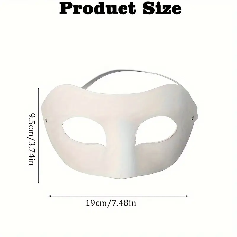 Plain White Face Mask Eye Masks Unisex Plain White Face Mask Eye Masks Unisex