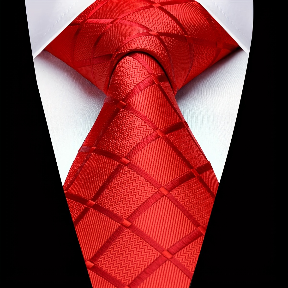 TEMU 1 Men's 8cm Tie, High-quality Classic Fashion Wedding Party Prom Business Tie Christmas Gift