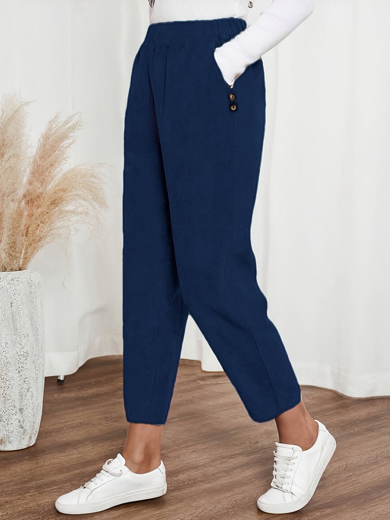 womens wide leg trousers elegant tuxedo Temu United Arab Emirates