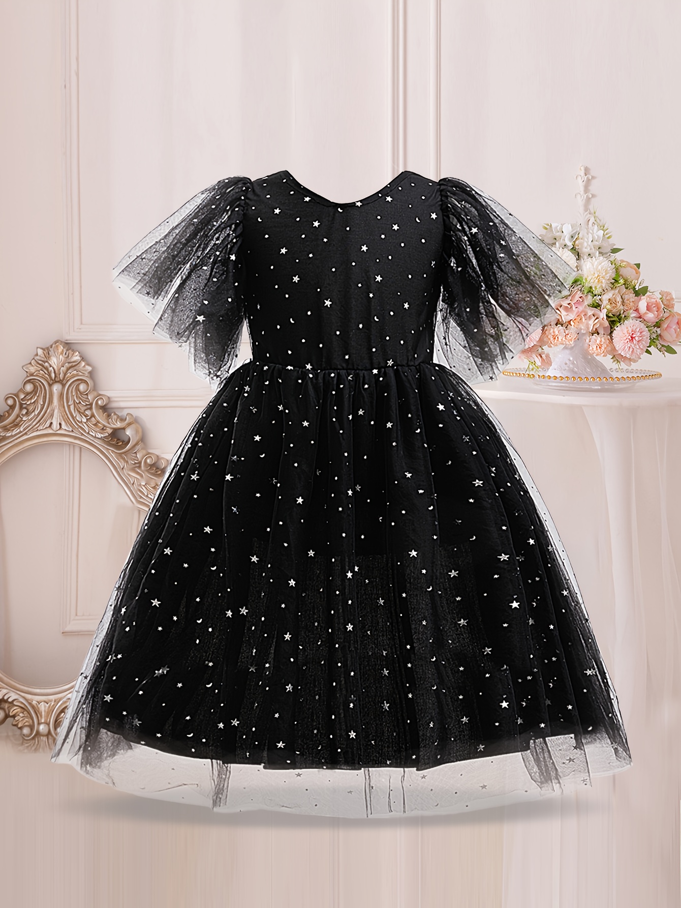 black dresses for kids girls sold on Temu Canada
