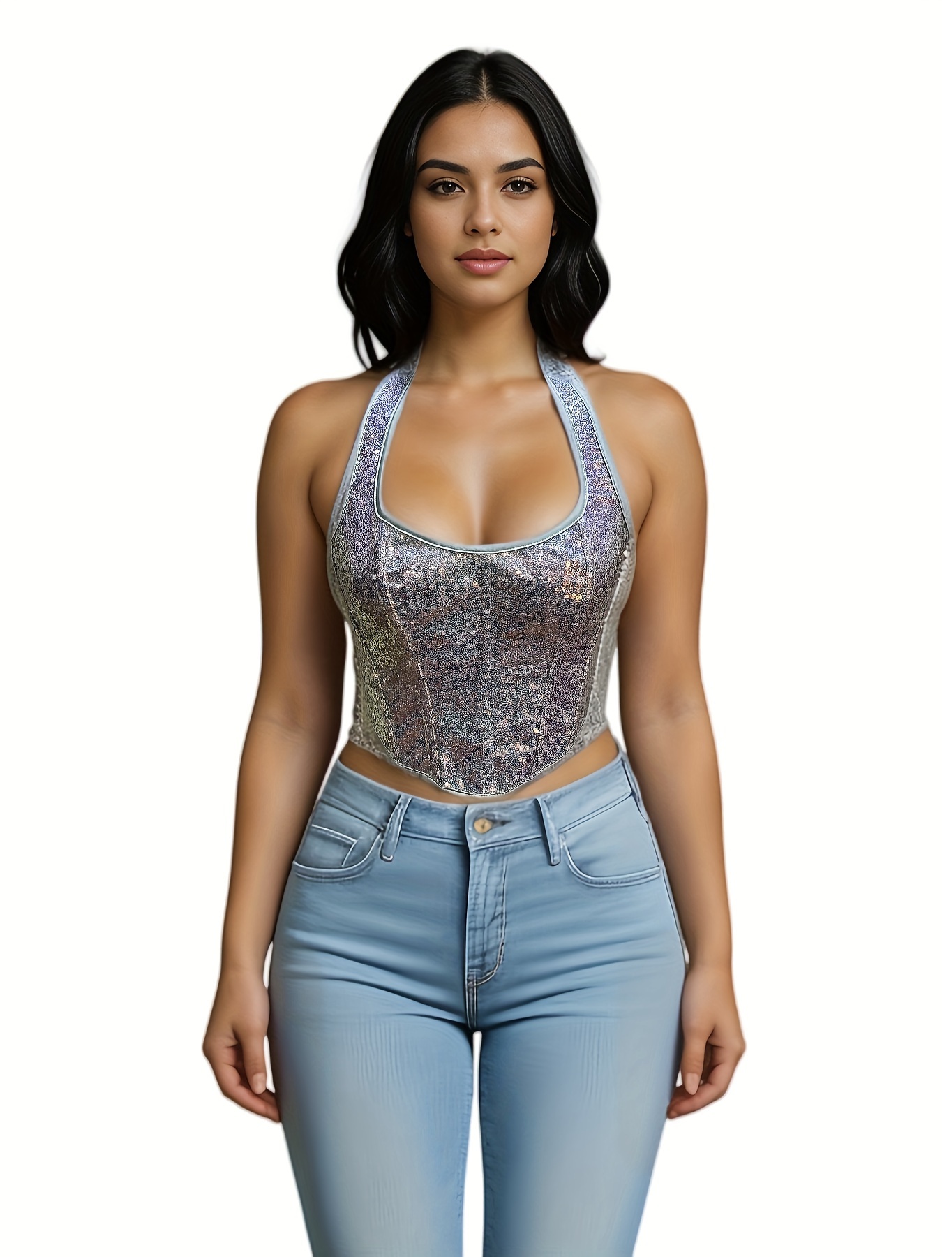 Floral Embroidery Strapless Corset, Mesh Stitching Lace Up Slimmer Body  Shaper, Women's Lingerie & Shapewear