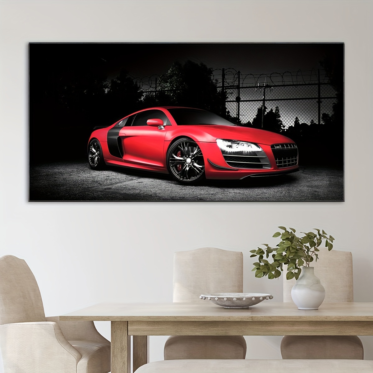 Unframed Sports Car Wall Art canvas Poster Fashion Home Temu Canada