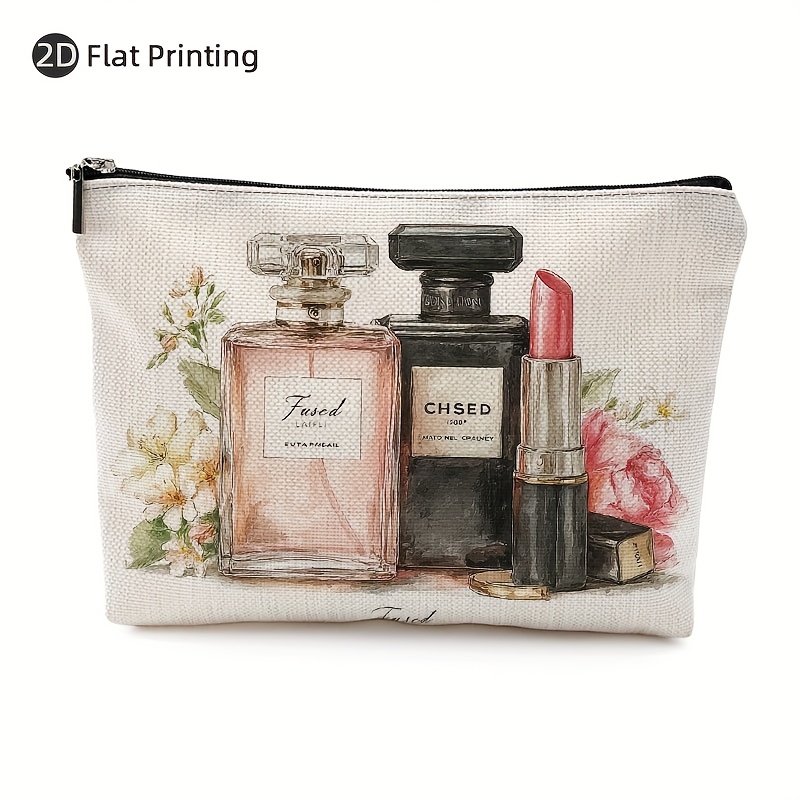 1pc trousse maquillage femmes pochette fermeture à - Temu France