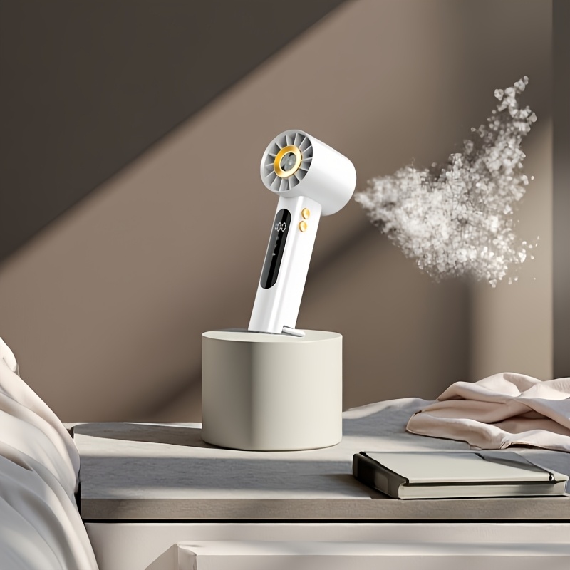 Single Pack Handheld Turbo Fan Usb Rechargeable Led Display