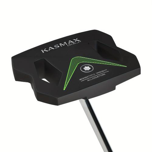 item picture kasmax zero torque putter with pu triangular offset grip cnc surface low directional stability with putter head cover 34 35 inches