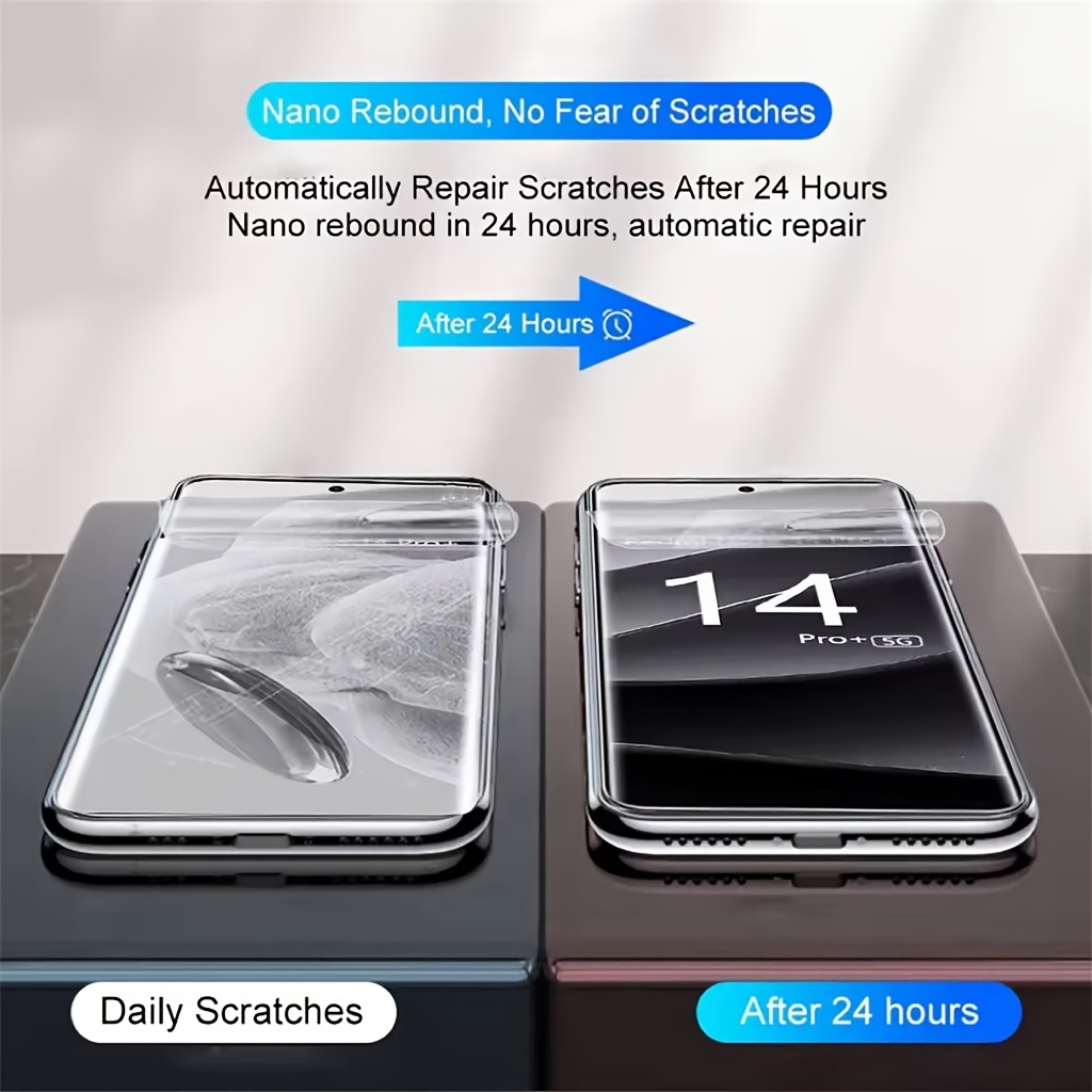 Foilă Hidrogel 5 bucăți pentru Xiaomi Redmi Note 14 Pro Plus, Protecție Ecran pentru Redmi Note 14 Pro+, Film Moale, Nu Sticlă