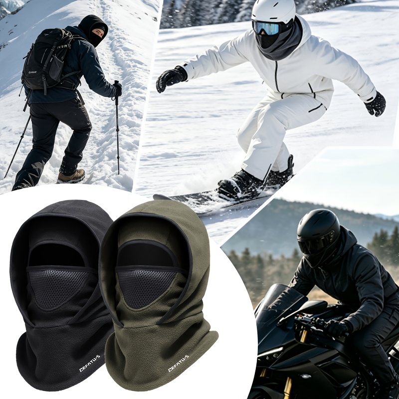 Winter Windproof Face Mask Hat with Neck Warmth and Ear Protection