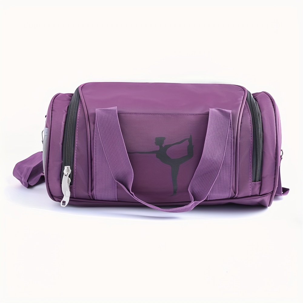 purple unisex lightweight gym duffel bag yoga graphic - Temu  display picture 1