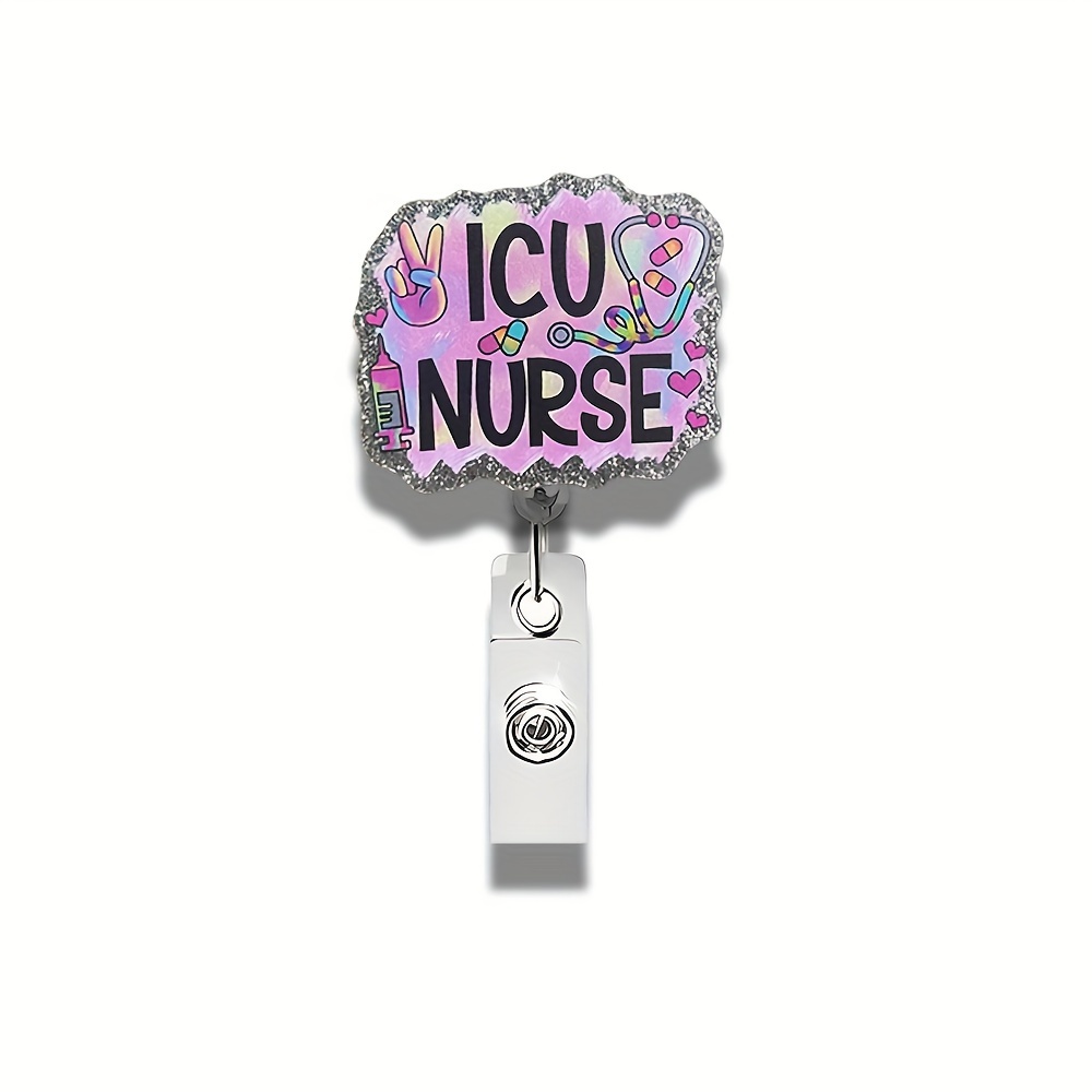 ICU Nurse Badge Reel (1pc)