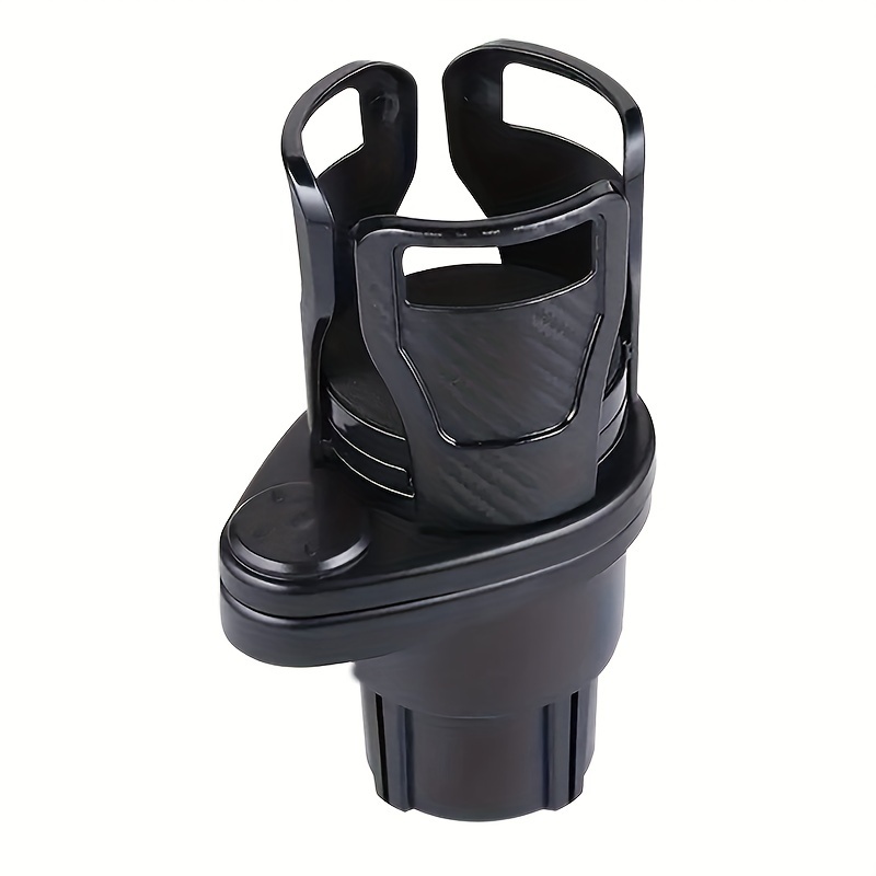 

1pc Multifunctional Adjustable Dual Car Cup Holder Expander, Abs Material, Space-saving Vehicle Cup Organizer Accessory