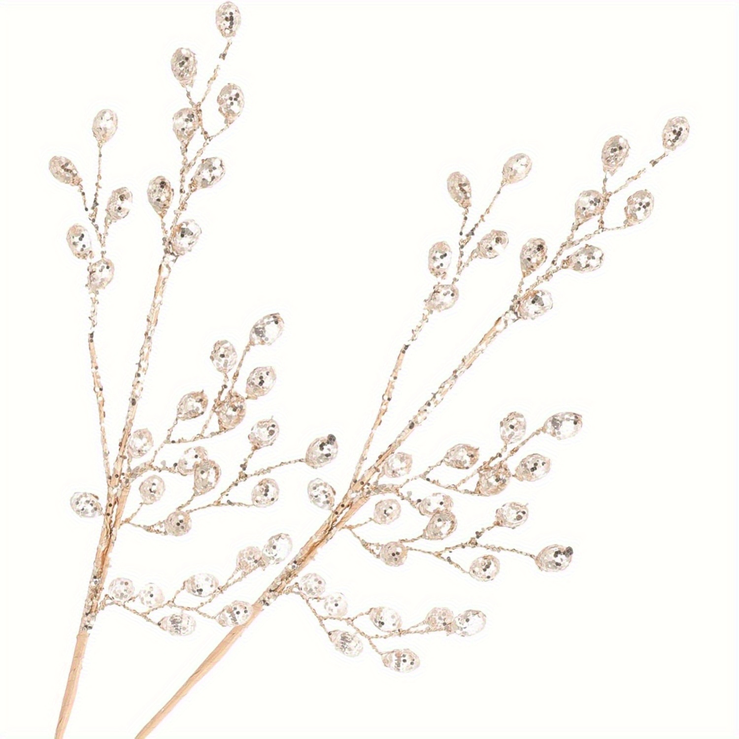 Window Display Christmas Tree Vine Christmas Tree Wreath Branch Scene Decoration Shooting Props () 2pcs