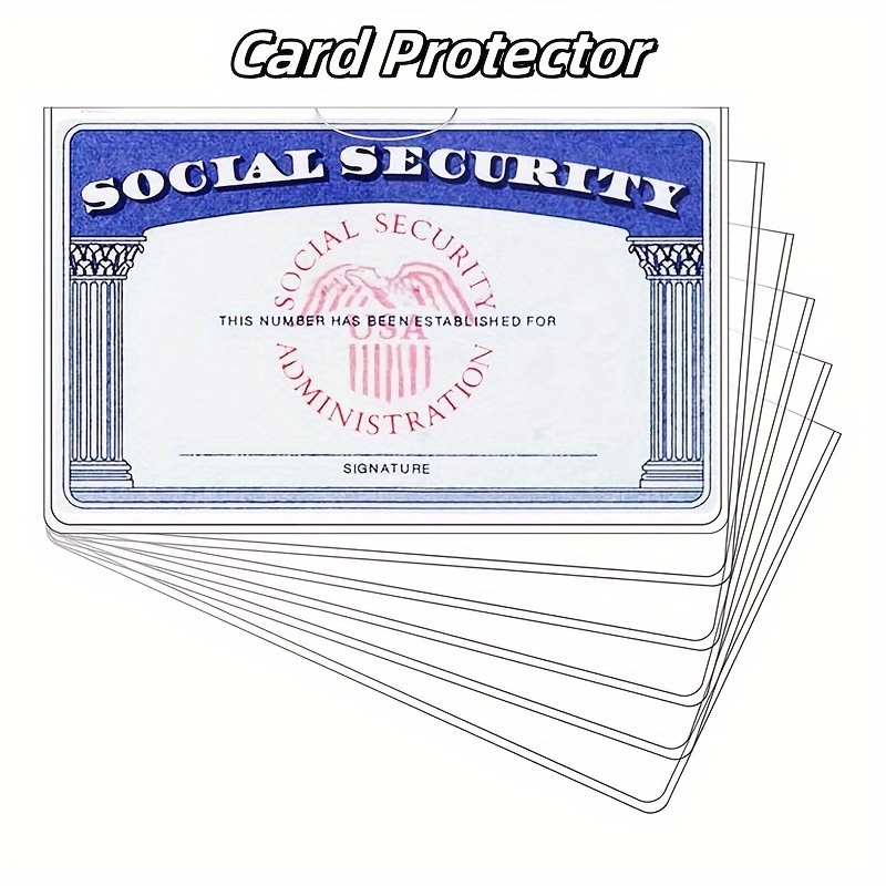 

5/16pcs Of Social Protectors / Card Protectors / Credit Card Protectors, Soft Sleeves, Sturdy And , Easy To Carry.