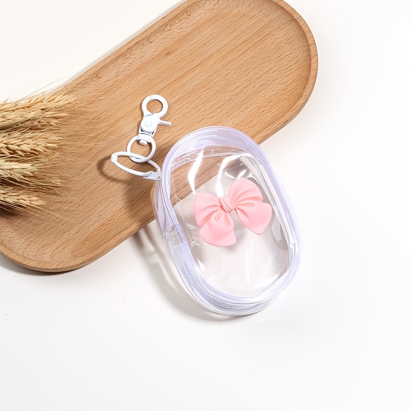 TEMU Data Cable Charger Charging Storage Transparent Winding Portable Portable Earphone Storage Box Mobile Phone Storage