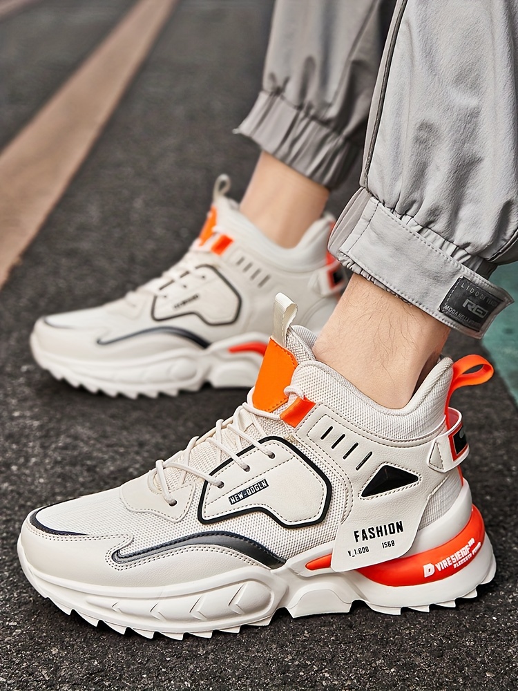 Zapatillas Chunky de Moda para Hombre - Duraderas y Absorbentes de Impactos - Cómodas con Diseño Antideslizante y Cordones para Aventuras al Aire Libre - Ideales para el Uso Diario de los Hombres