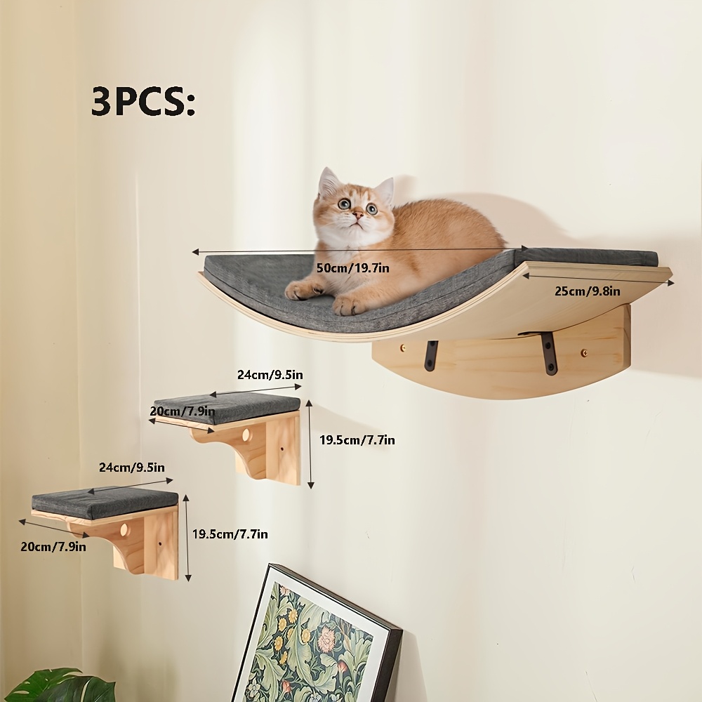 Cat Stairs And Steps - 2pcs/3pcs Set (with Mat)