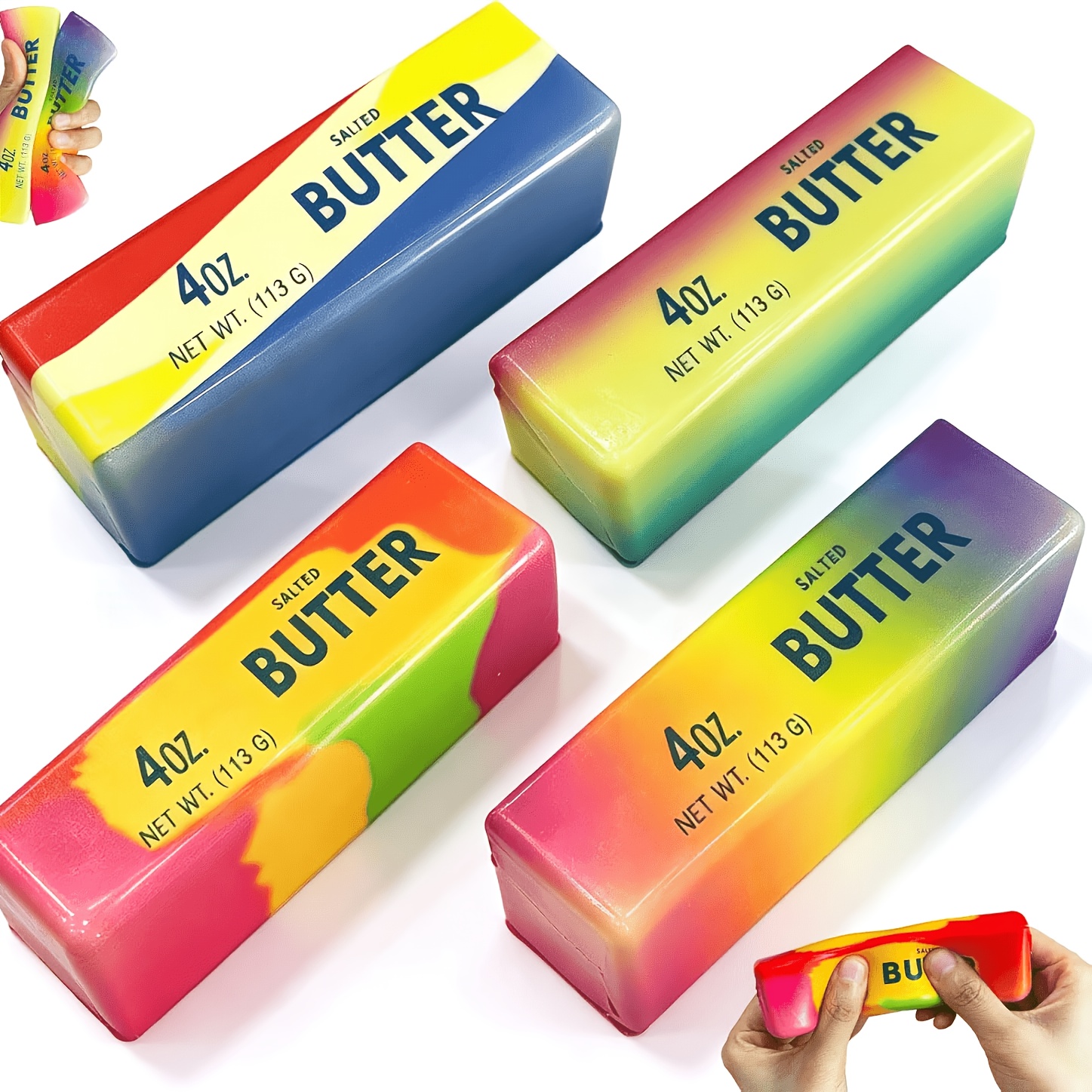 item picture gift for her him 2 4pcs new shiny colored butter sticks assorted colors with mild butter scent kids party favors and birthday gifts random for classroom rewards multi piece party gift giveaway set