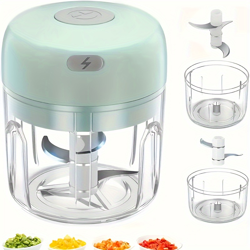

Electric Mini Food , Rechargeable Small Food Processor, Suitable For Garlic, Fruit Puree, Onion, Herbs, Vegetables, Ginger, Fruit Blender