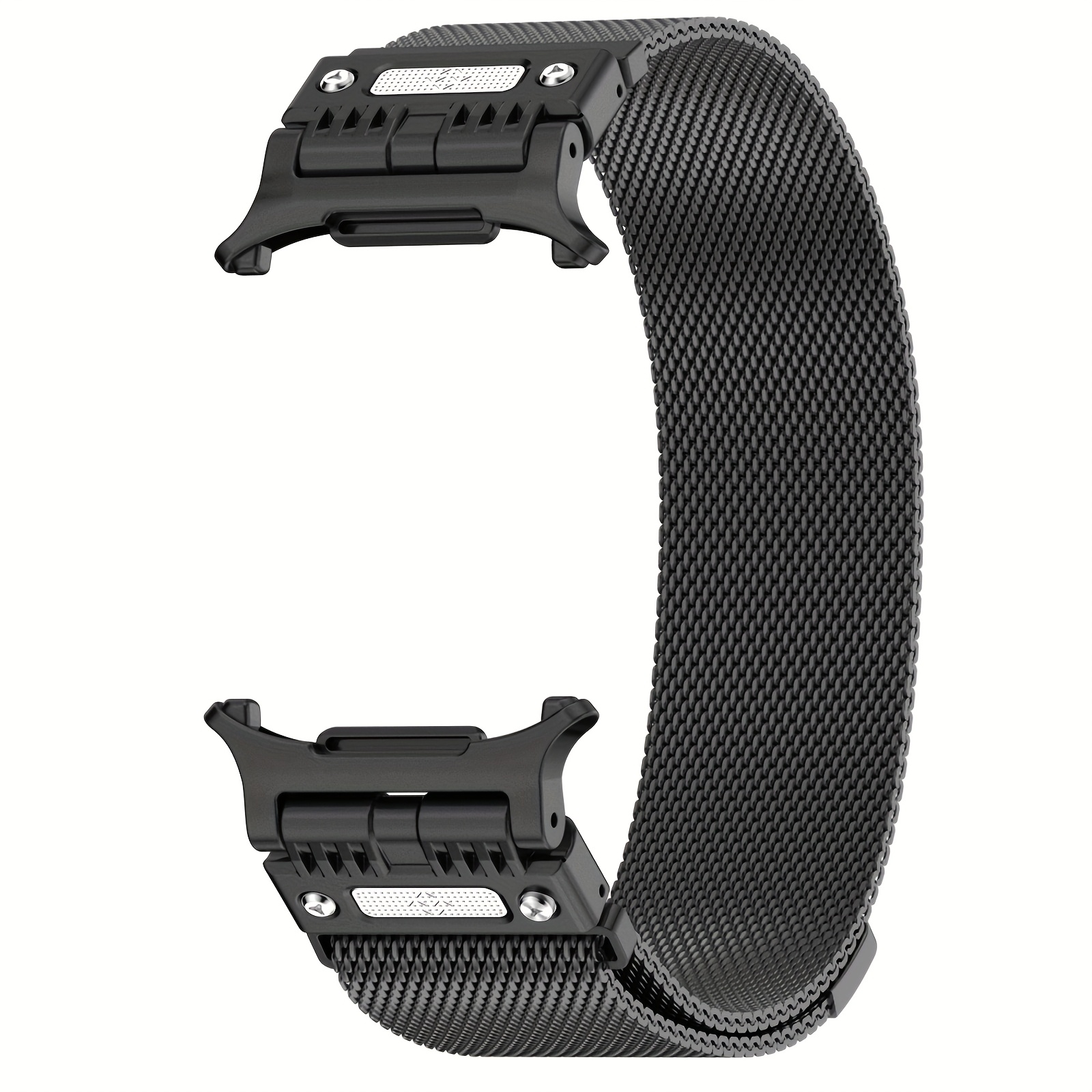 Image of For For Galaxy Watch 9/8 (40mm/44mm/classic 46mm) And Watch Ultra 47mm (2024-2025) Magnetic Closure Band - Summer Mecha Style Milanese Loop Quick Release With And Durability