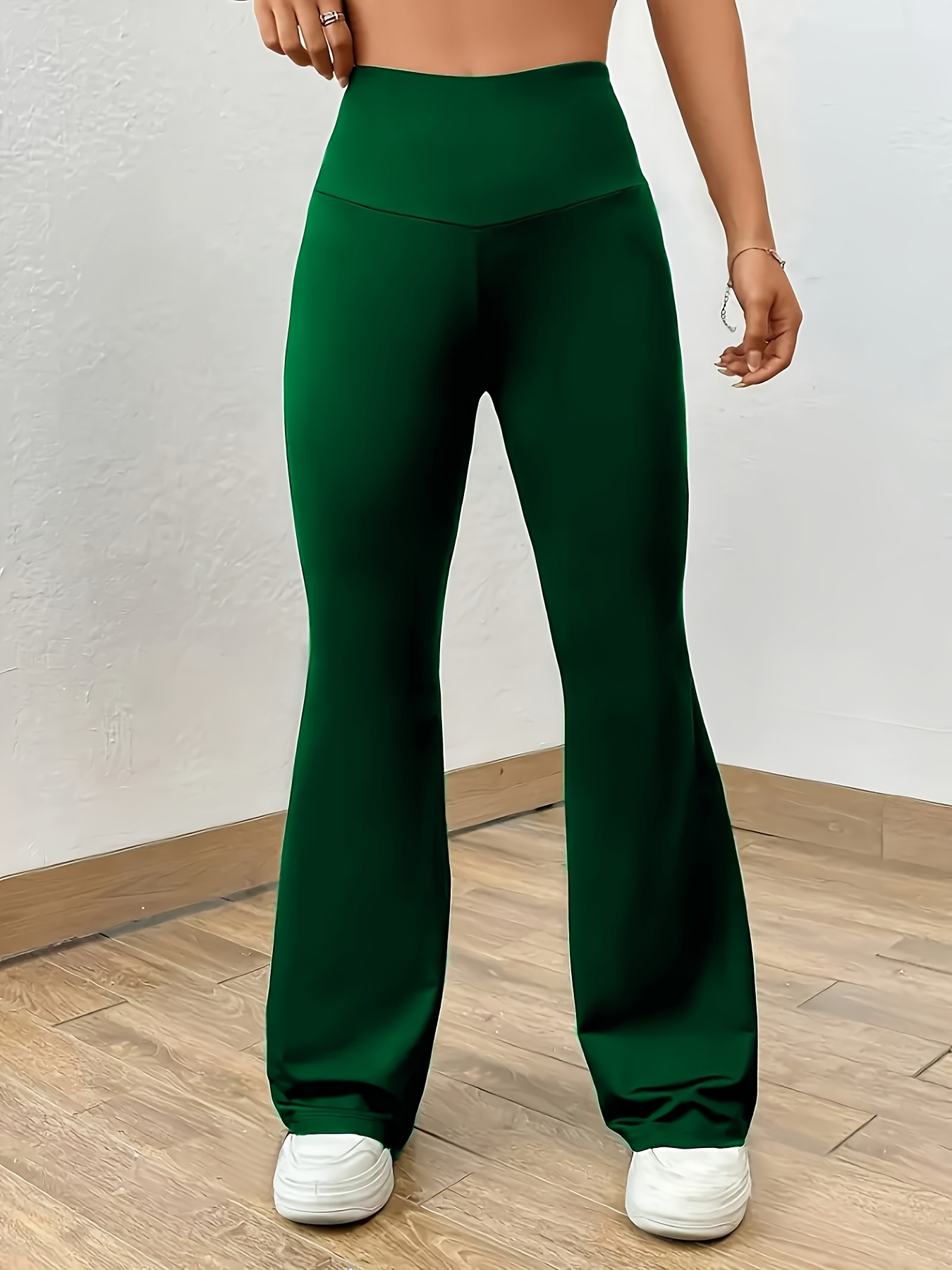 Flared Broek Bloemenprint Dust Roze