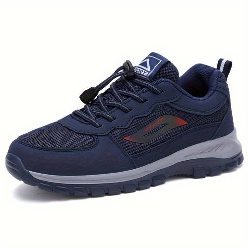 lightweight soft sole sneakers with mesh upper casual walking shoes for men and women life and elderly footwear
