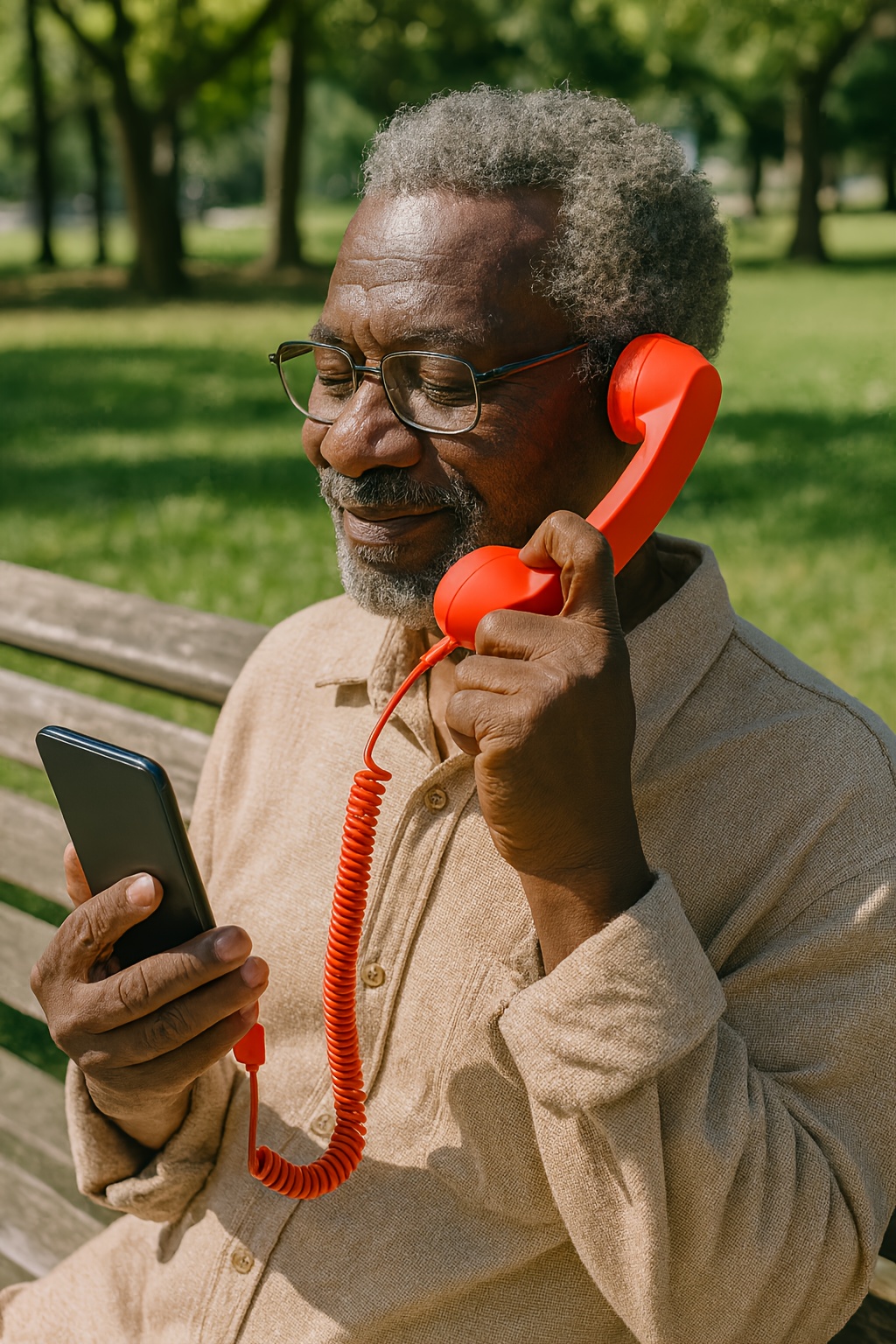 Retro Type-C Wired Headphones • Classic Desk Phone Design • Plug-and-Play • Compatible with Android & iPhone • Anti-Tangle Cable + Volume Control • Perfect for Halloween & Christmas Gifts