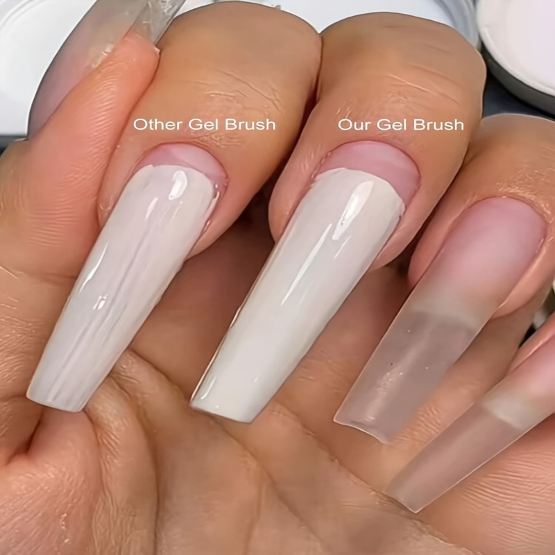 Extra-Wide Flat Head Nail Extension Builder Gel Brush Pen