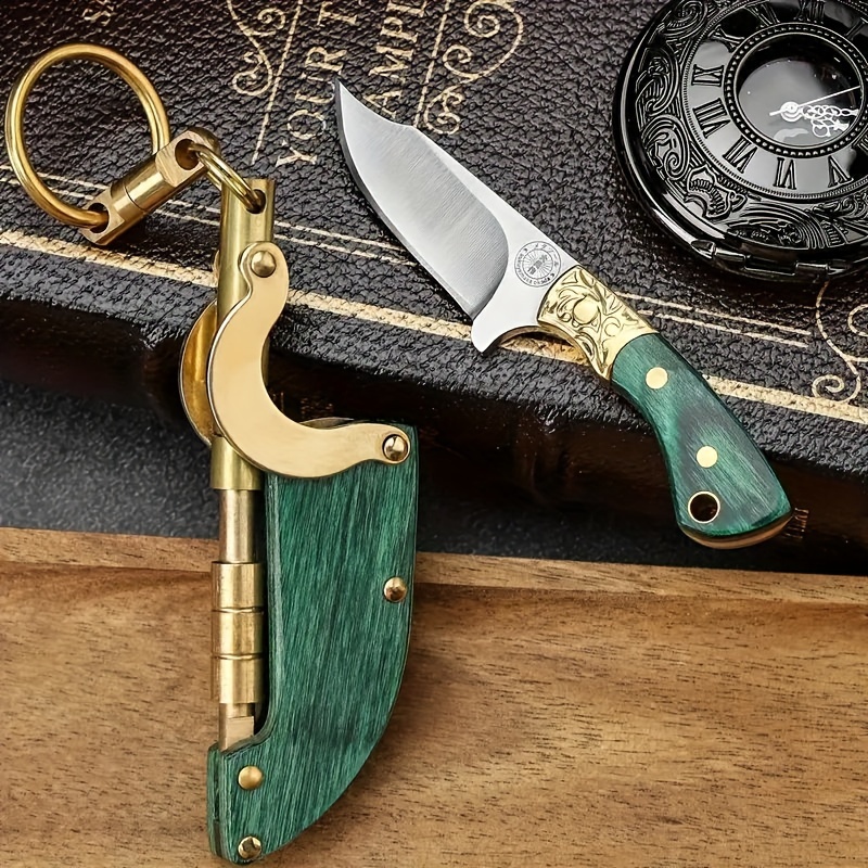 1pc mini pocket knife portable delivery knife portable fruit knife creative storage knife sheath details 7